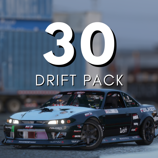 Drift Car Pack: 30 CARS
