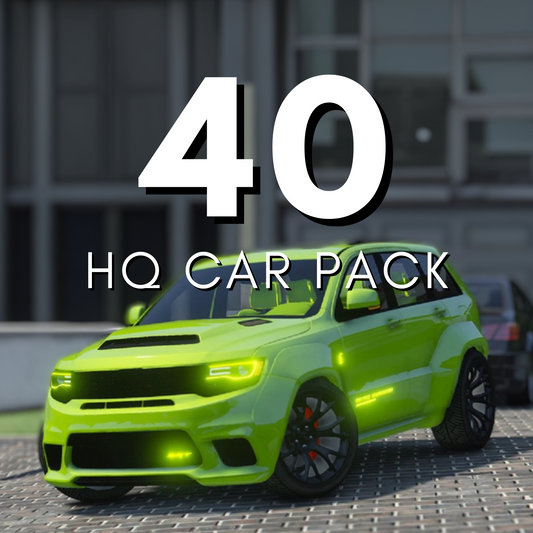 Pack de 40 voitures de haute qualité | Optimisé !