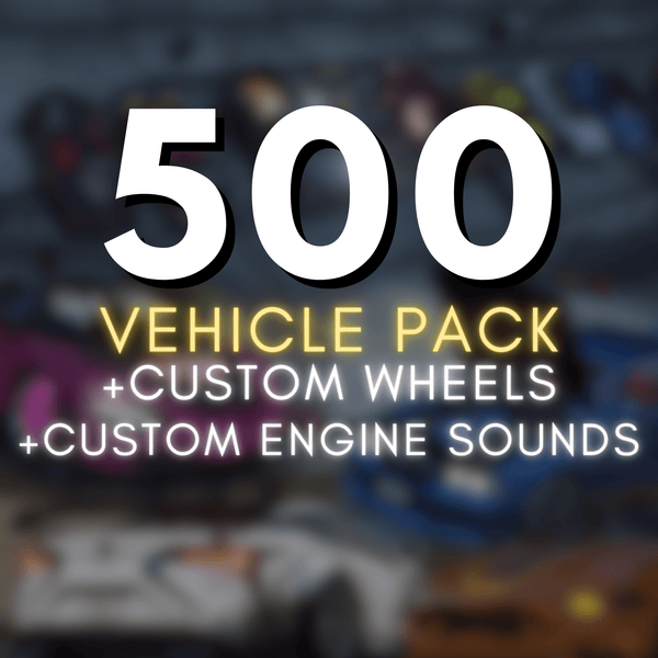 500 Vehicle + Sound + Wheel Pack
