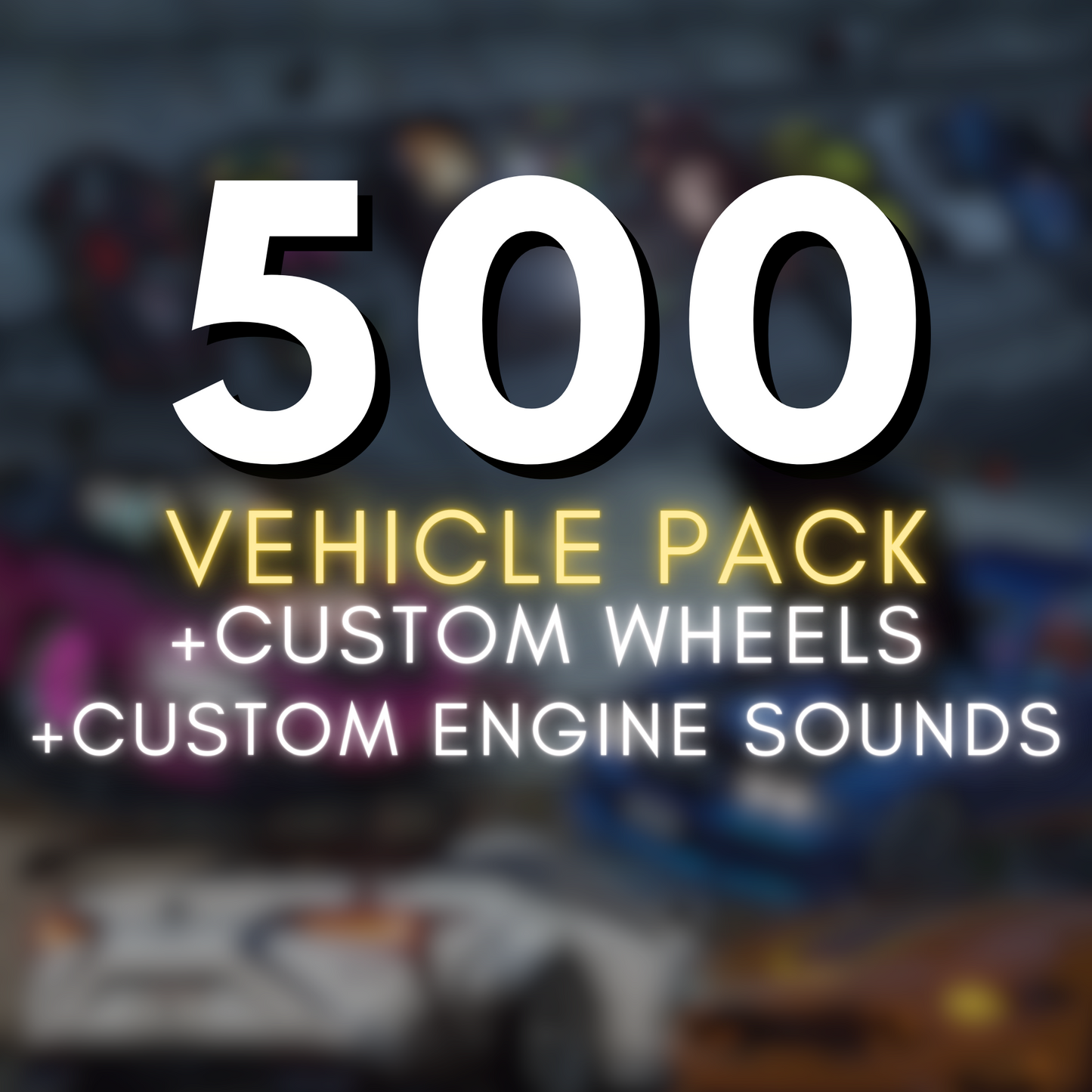 500 Fahrzeug + Sound + Radpaket | Optimiert!