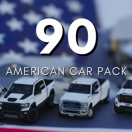 90 USA Car Pack