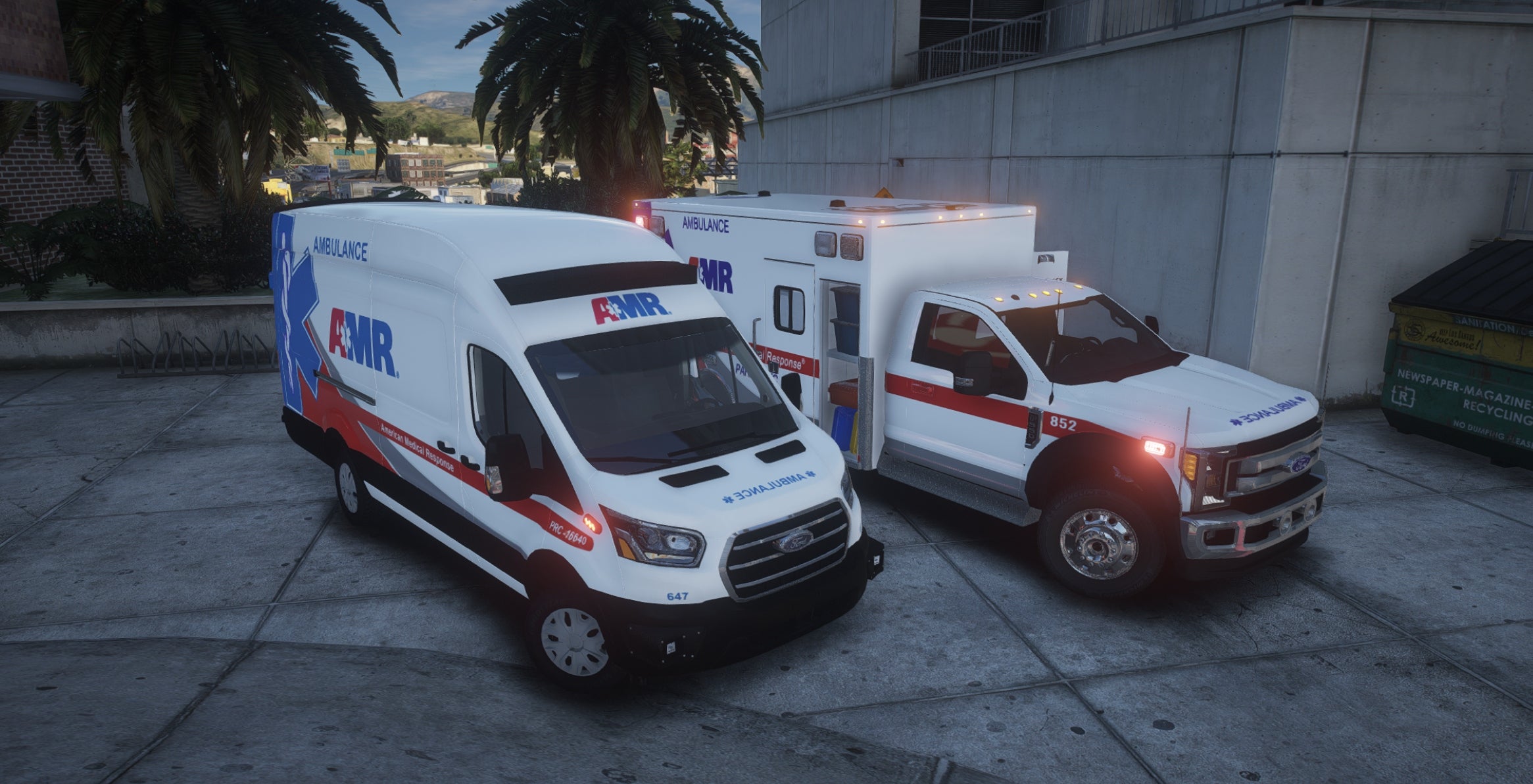 EMS AMR Pack | 13 Vehicles | Templates