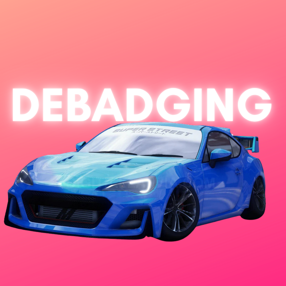 Debadging