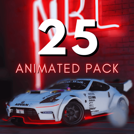 FiveM Animated Car Pack: 25 CARS - DigitalLatvia