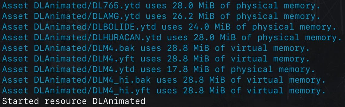 FiveM Animated Car Pack: 5 CARS - DigitalLatvia