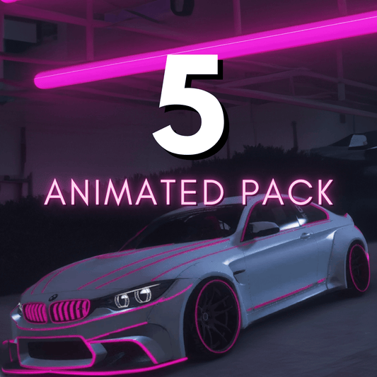 FiveM Animated Car Pack: 5 CARS - DigitalLatvia