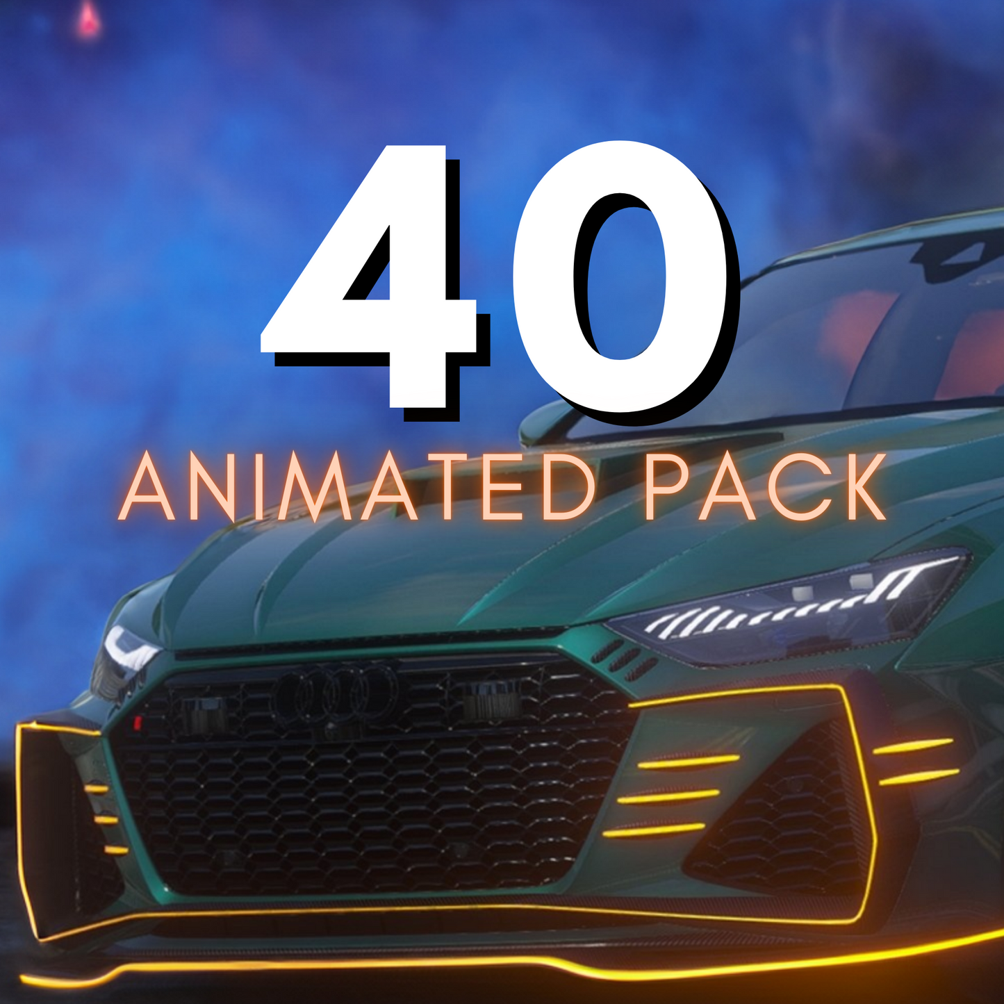 Animiertes Autopaket: 40 AUTOS | Optimiert!