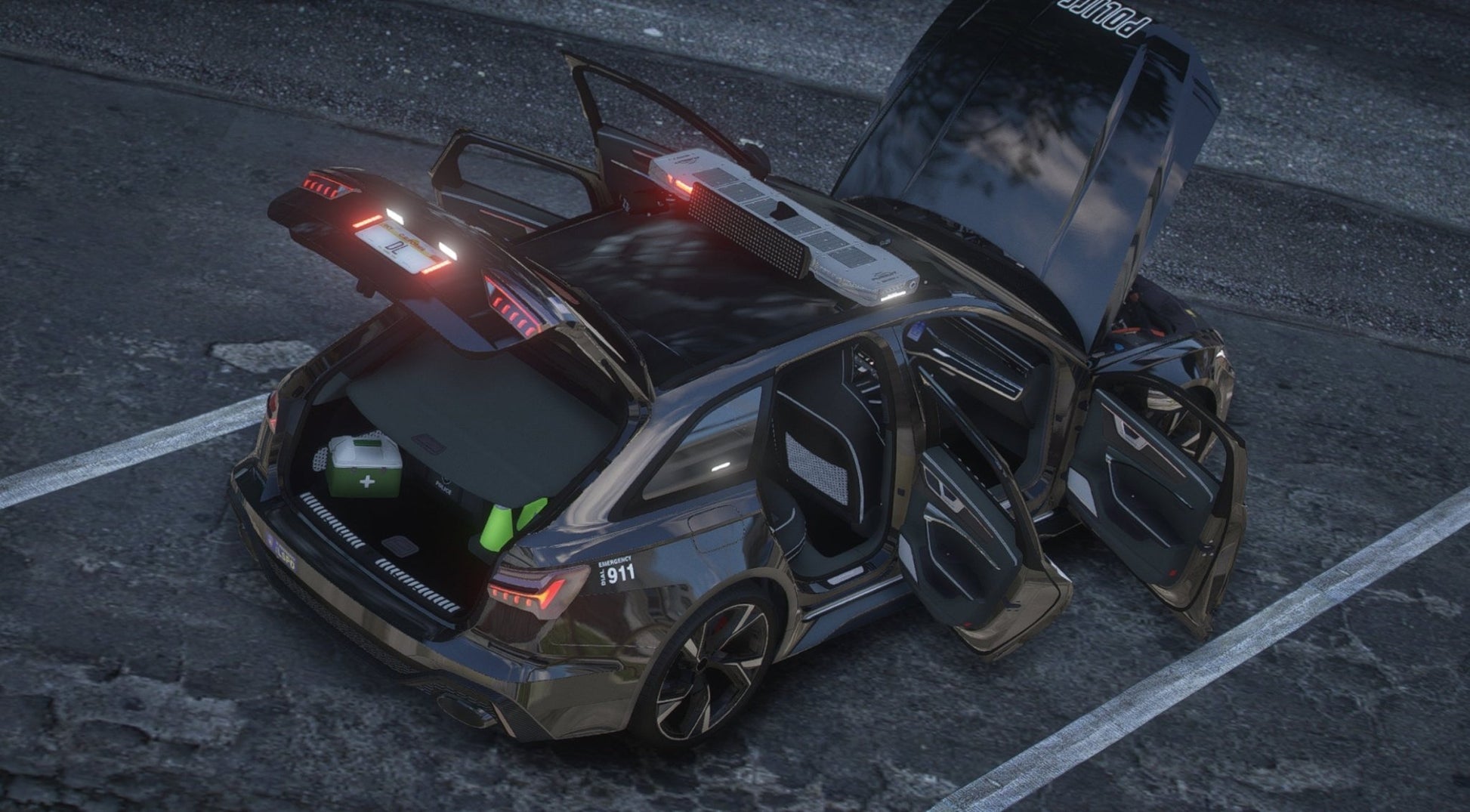 FiveM Audi RS6 2020 LSPD | Debadged | Template - DigitalLatvia