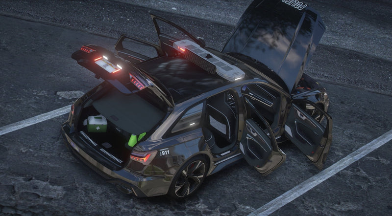 Audi RS6 2020 LSPD | Debadged | Template