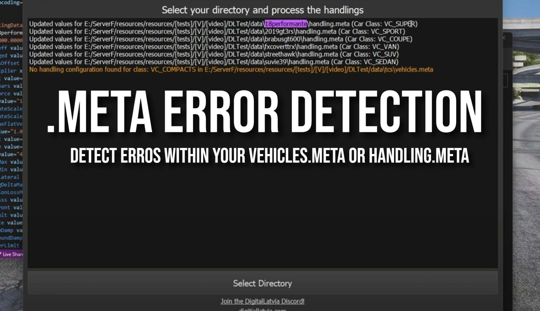 FiveM Automatic Handling Editor Tool - DigitalLatvia