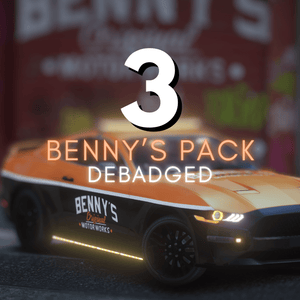 Benny's Mechanics Debadged Car Pack | 3 VEHICLES | Templates