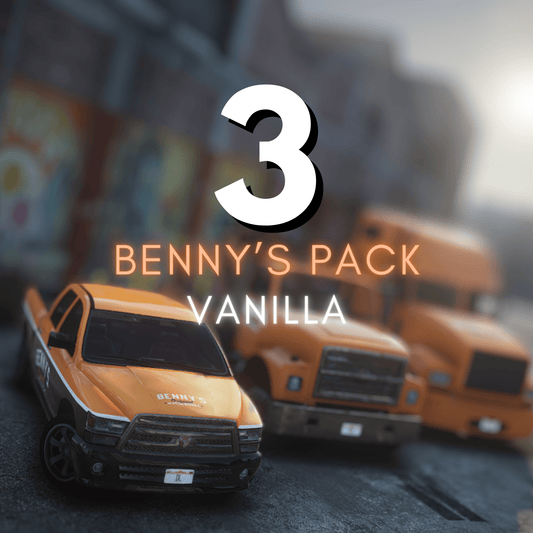 FiveM Benny's Mechanics Vanilla Pack | 3 Vehicles | Templates - DigitalLatvia