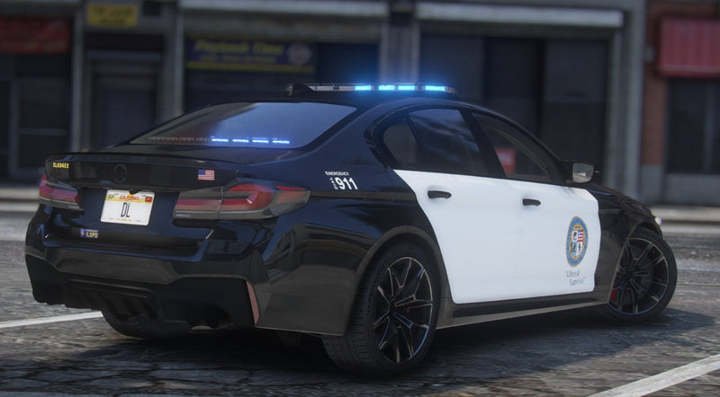 BMW M5 F90 LSPD | Debadged | Template