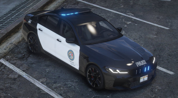 BMW M5 F90 LSPD | Debadged | Template