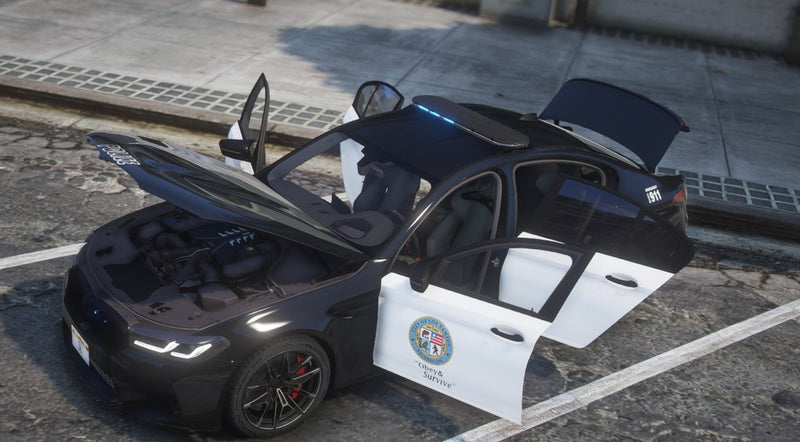 BMW M5 F90 LSPD | Debadged | Template
