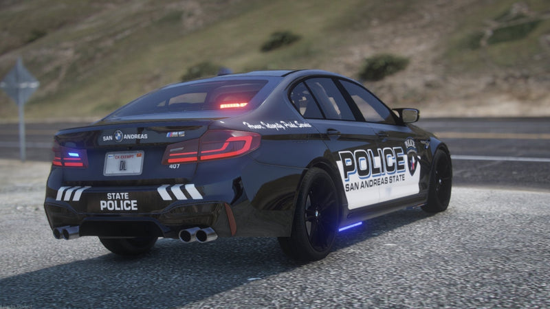 BMW M5 Police | Template