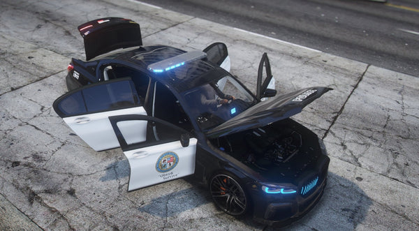 BMW M7 LSPD | Debadged | Template