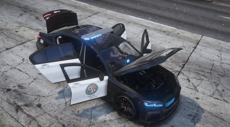 BMW M7 LSPD | Debadged | Template