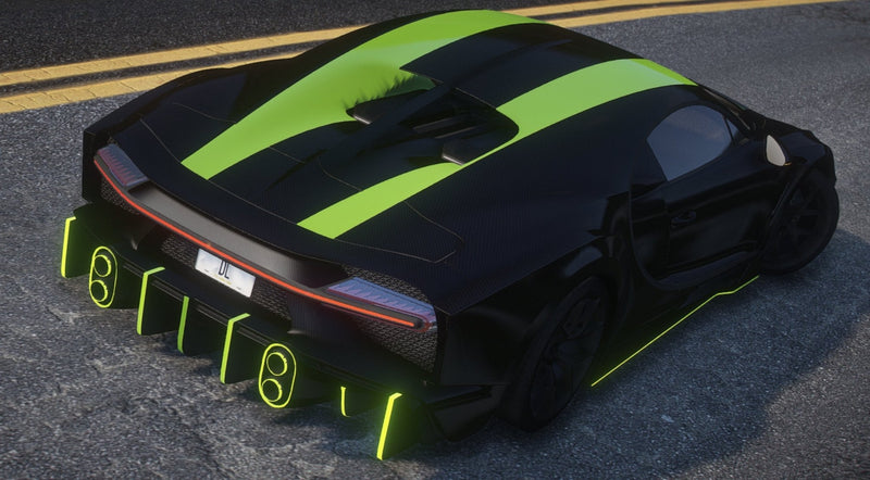 Bugatti Chiron Supersport Animated | Debadged