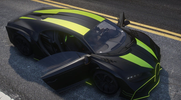 Bugatti Chiron Supersport Animated | Debadged