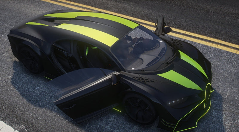 Bugatti Chiron Supersport Animated | Debadged