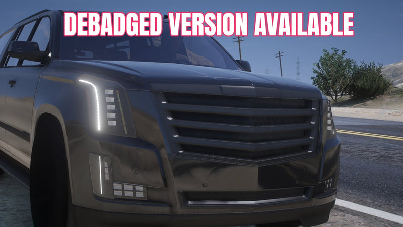 Cadillac Escalade Police | Debadged | Template