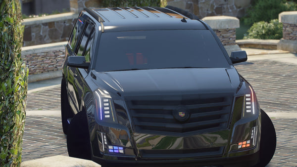 Cadillac Escalade Police | Ohne Kennzeichen