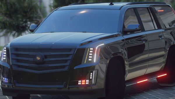 Cadillac Escalade Police | Ohne Kennzeichen