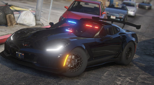 FiveM Chevrolet Corvette ZR1 2019 Unmarked Police - DigitalLatvia