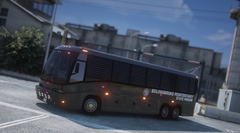 Dashound Coach Prison Bus | Template