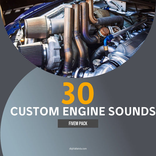 FiveM Custom 30 Engine Sound Pack - DigitalLatvia