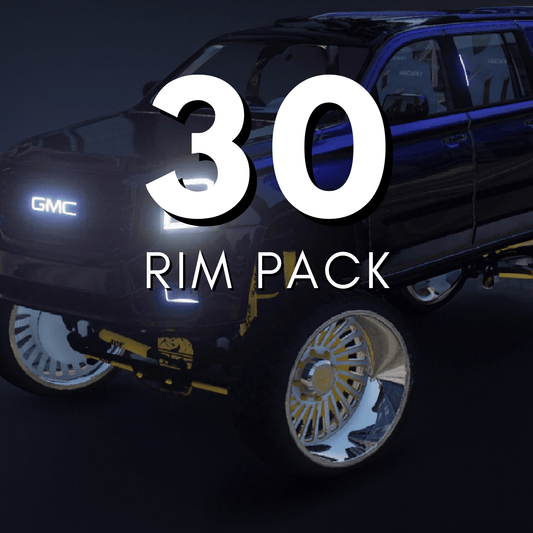 FiveM Custom 30 Rims Pack - DigitalLatvia