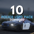 Debadged LSPD Pack | 10 Fahrzeuge | Vorlagen
