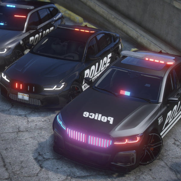 Debadged Police Pack | 10 Vehicles | Templates