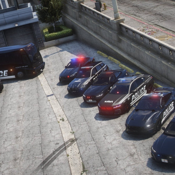 Debadged Police Pack | 10 Vehicles | Templates