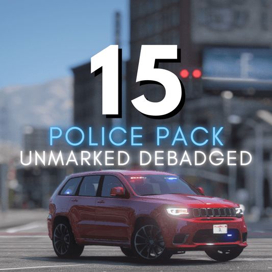 FiveM Debadged Police Unmarked Car Pack | 15 Vehicles - DigitalLatvia