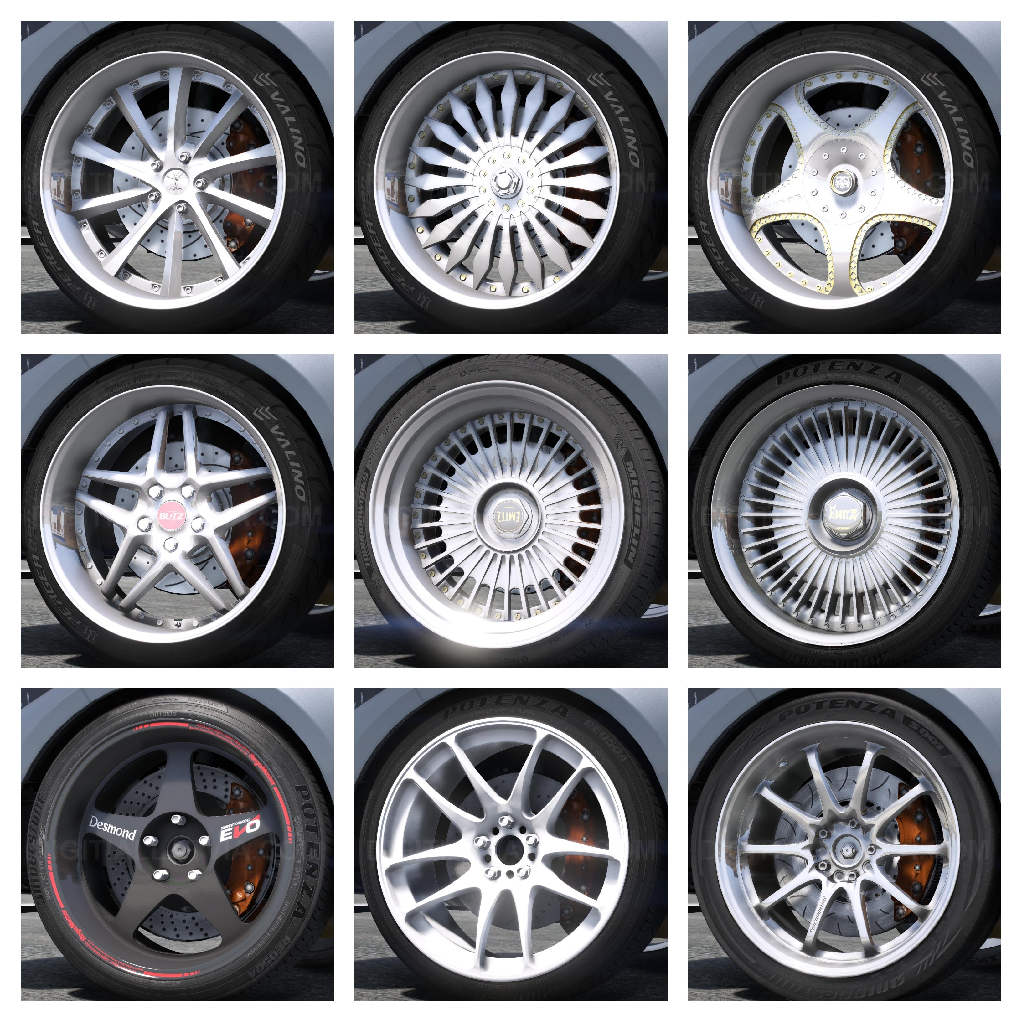 Custom 450 Rims Pack