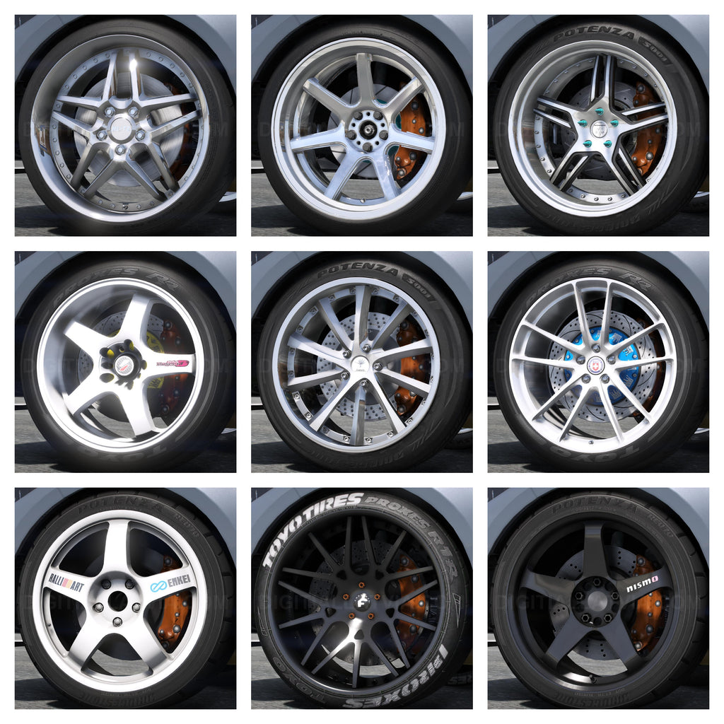 Car Rim Custom Pc Custom Addon Rims Pack for (PC) - 450+ Options! – DigitalLatvia