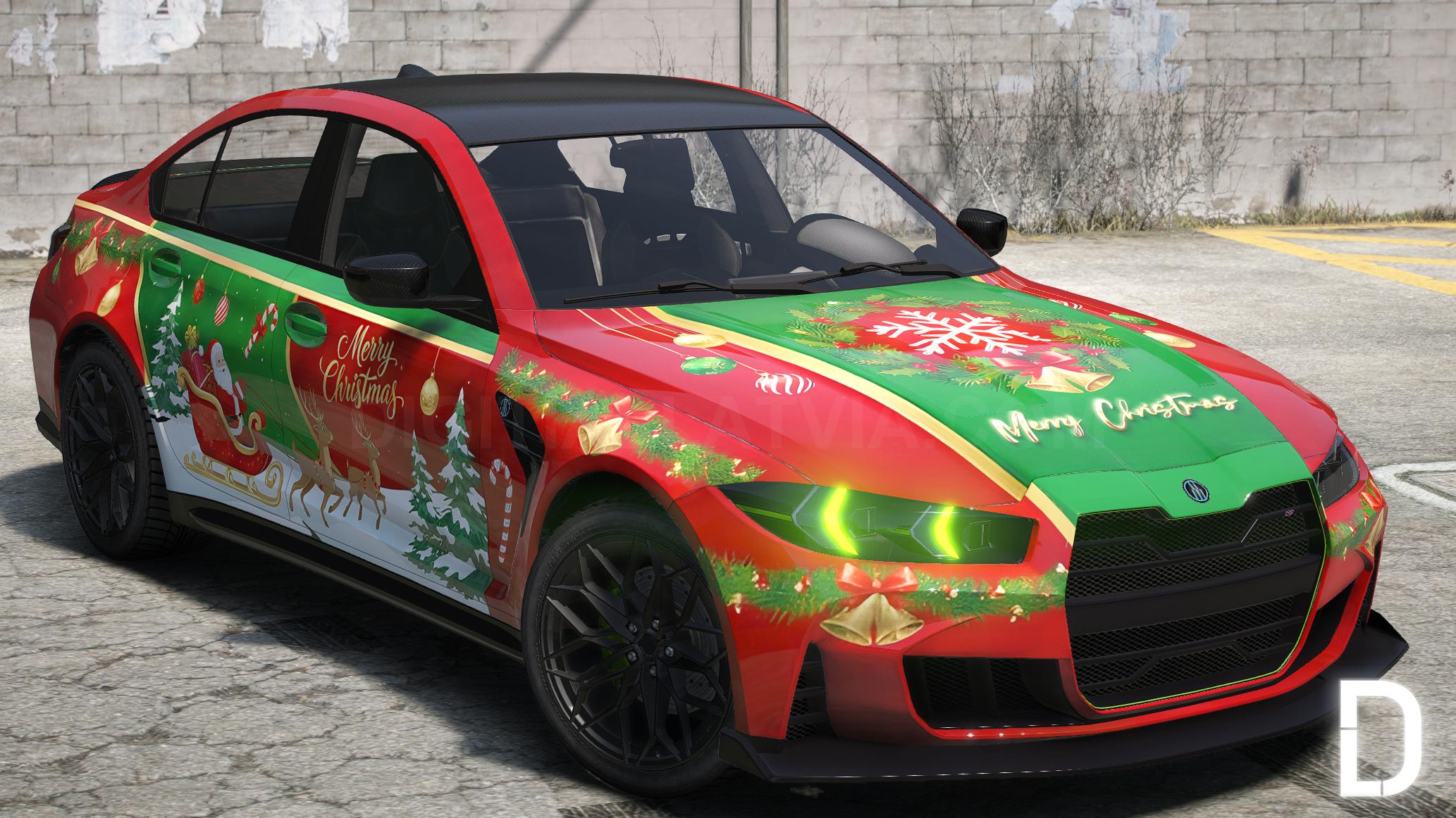 Ubermacht Sentinel GTS Christmas Custom | Tuning | Template