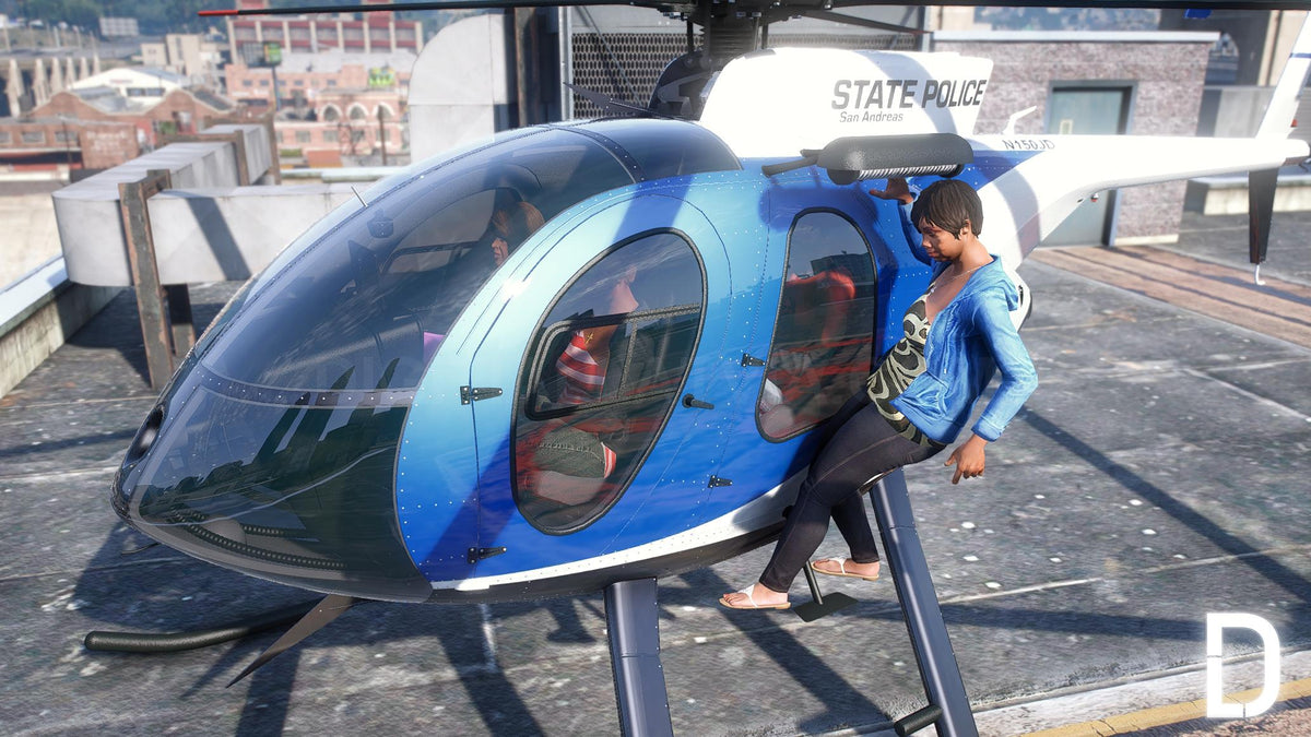Police / Sheriff Helicopter | Template