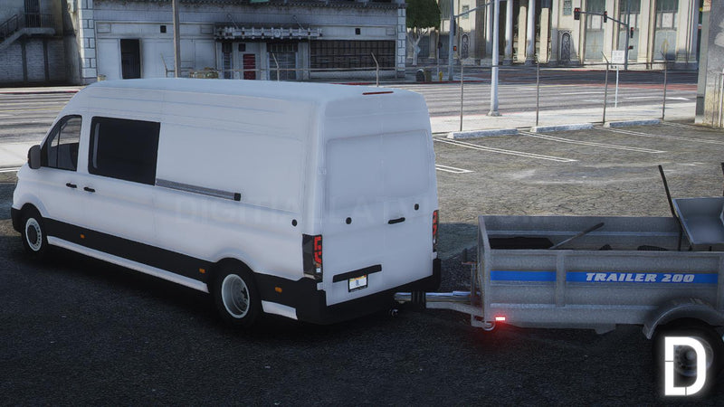 Volkswagen Crafter 2022 | Debadged | Template