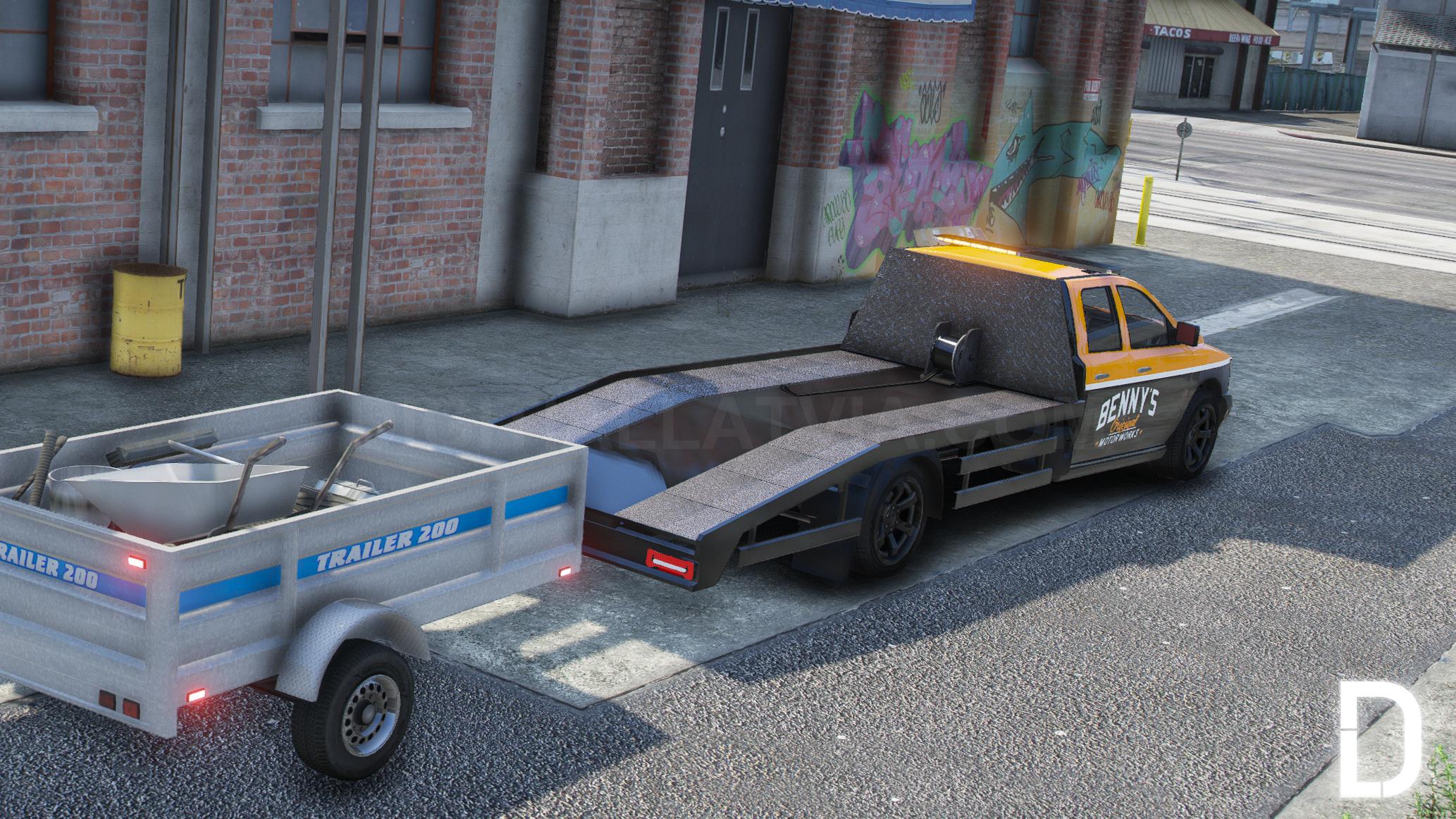 Bravado Bison Tow Truck Bennys | Template