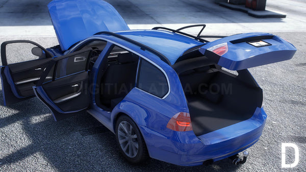 BMW E91 330i | Debadged | Template