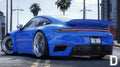 Porsche 911 (992) Turbo S Widebody Stanced | Debadged | Custom Sound | Template