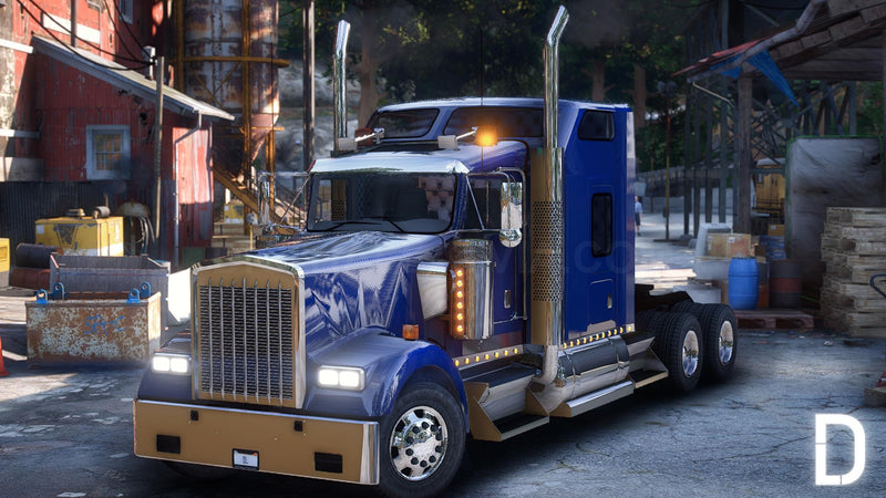Kenworth W900 2014 | Debadged | Template