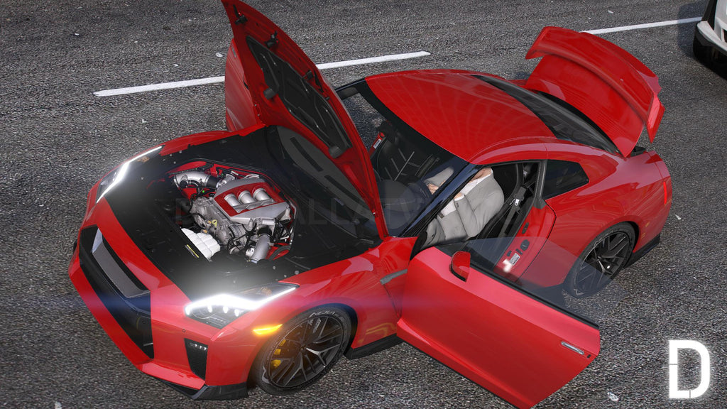 Nissan GTR R35 2017 | Debadged | Tuning | Template