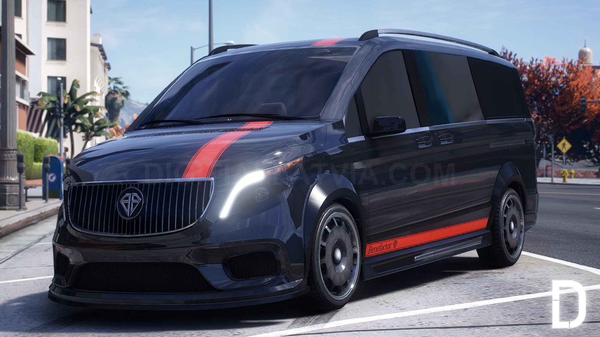 Benefactor Laufer Taxi GTA 5 FiveM