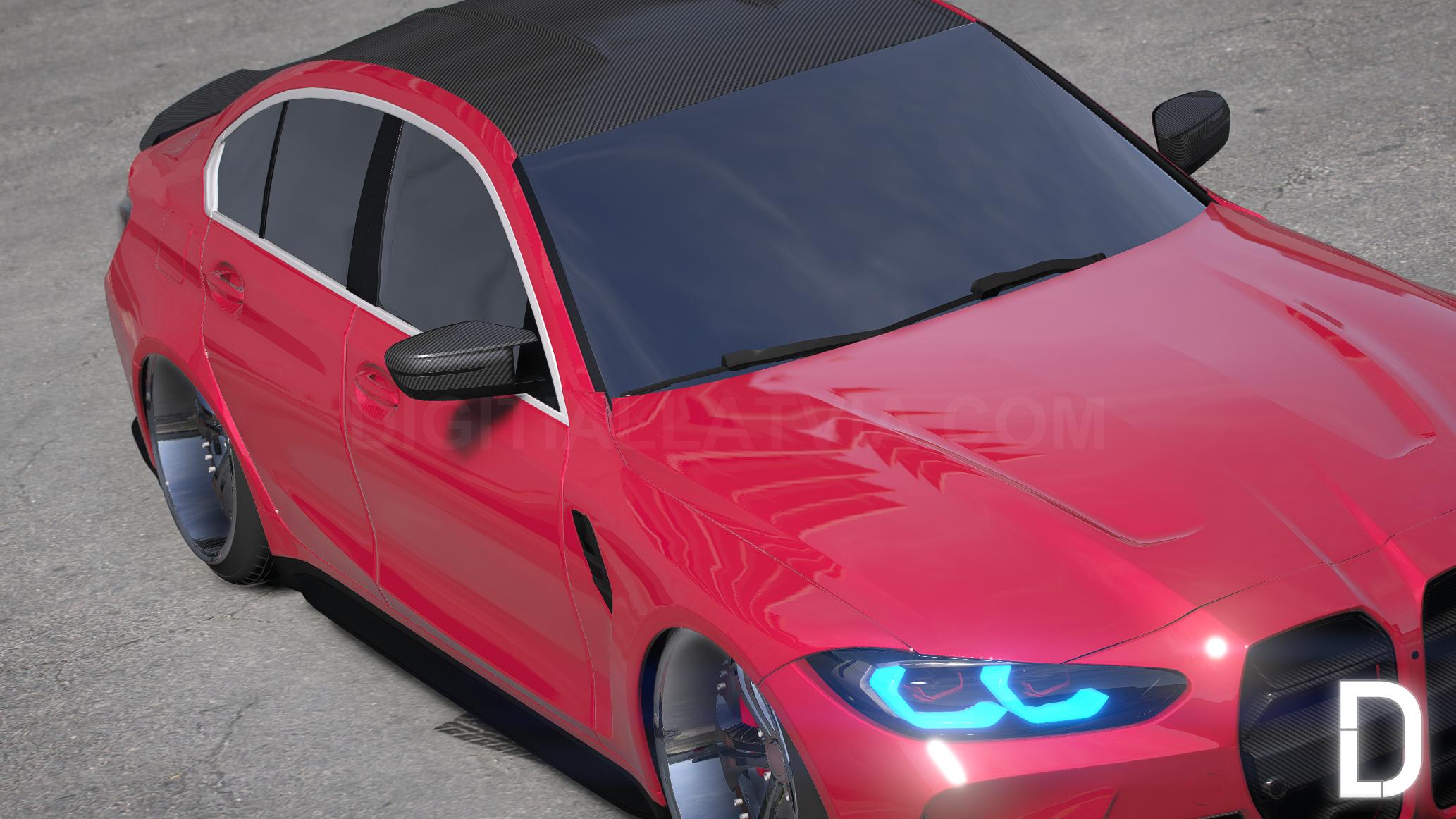 BMW M3 CS G80 Stanced | Custom Sound | Debadged