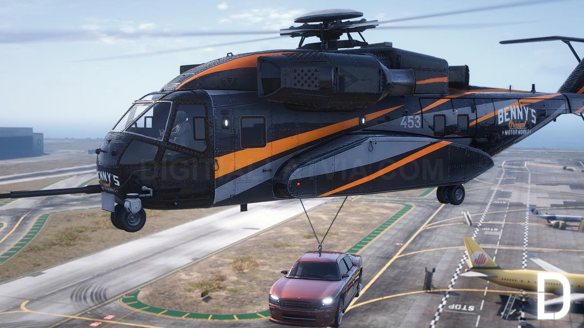 Buckingham DH-7 Iron Mule Bennys Helicopter | Template