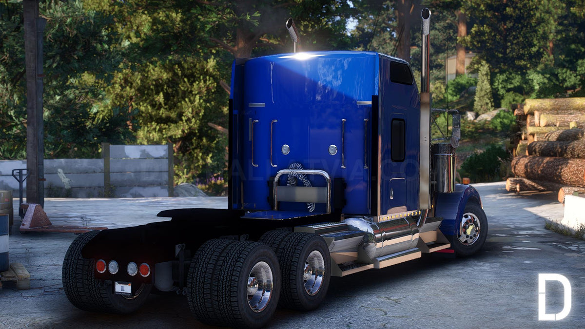 Kenworth W900 2014 | Debadged | Template